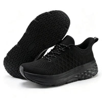 Baskets femme noires imperméables antidérapantes confortables 5