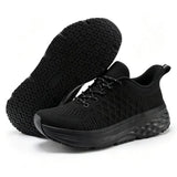 Baskets femme noires imperméables antidérapantes confortables 5