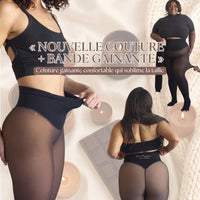 Collant Opaque Chaud Doublé Polaire Femme