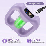 Ceinture de Massage Vibrant Rechargeable pour Abdomen et Taille