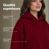 Ensemble de Jogging Chaud Doublé Polaire Femme