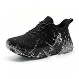Baskets femme noires imperméables antidérapantes confortables 6