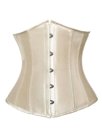 Corset Seins Nus Taille Fine Satin – Caramel