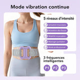 Ceinture de Massage Vibrant Rechargeable pour Abdomen et Taille