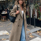 Manteau long femme coupe large style trench 3