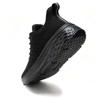 Baskets femme noires imperméables antidérapantes confortables 7