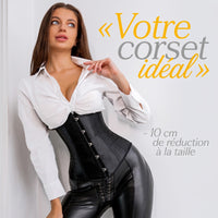 Corset Seins Nus Taille Fine Satin
