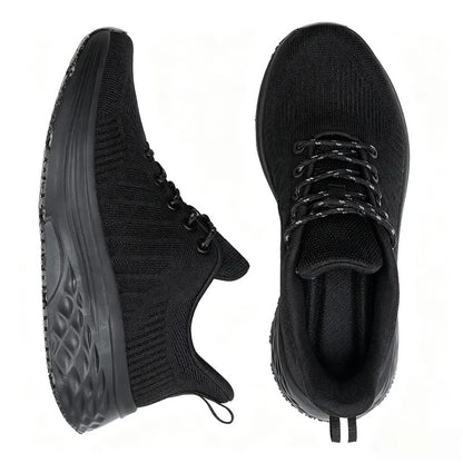 Baskets femme noires imperméables antidérapantes confortables 4
