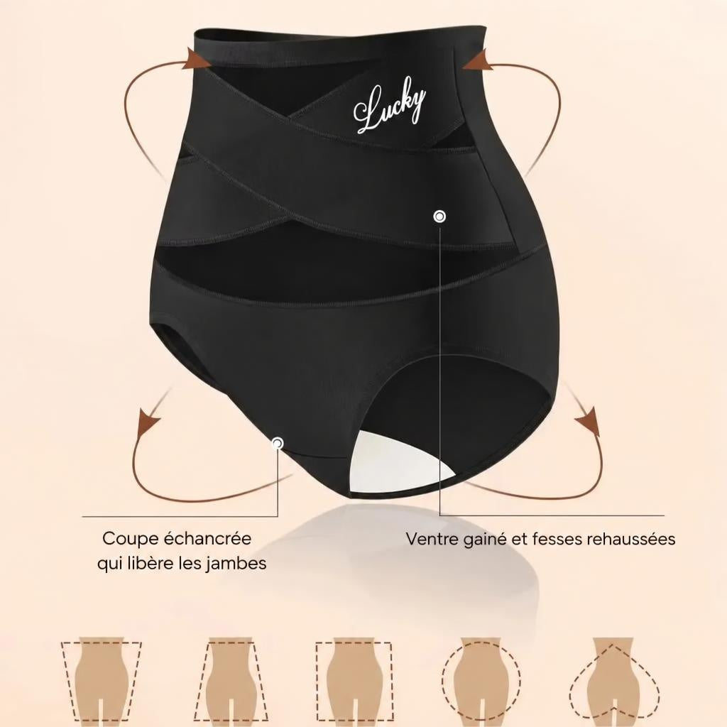 Culotte Taille Haute Compression Confortable Femme