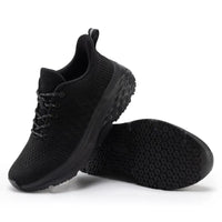 Baskets femme noires imperméables antidérapantes confortables 3