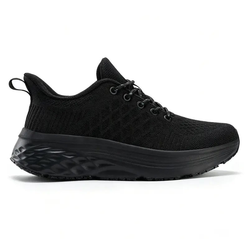 Baskets femme noires imperméables antidérapantes confortables – Noir