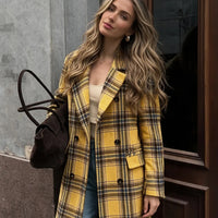 Manteau long femme coupe large style trench 6