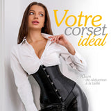 Corset Seins Nus Taille Fine Satin