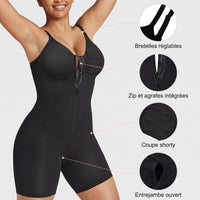 Combinaison Gainante Femme Fermeture Éclair Taille Fine