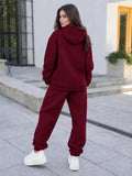 Ensemble de jogging chaud doublé polaire 4