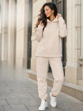 Ensemble de Jogging Chaud Doublé Polaire Femme
