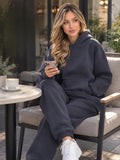 Ensemble de Jogging Chaud Doublé Polaire Femme