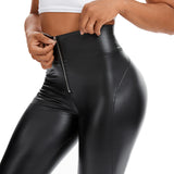 Legging en Simili Cuir Femme