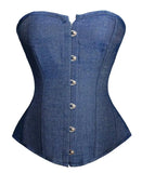 Navy Blue Bustier 