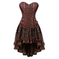 Robe Corset Marron