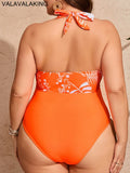 Orange Slimming Swimsuit