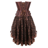 Robe Corset Marron