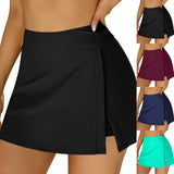 Jupe Maillot de Bain avec Short Intégré