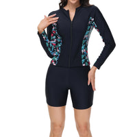 Maillot de Bain Manche Longue Veste Zippée