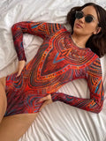 Maillot de Bain Manches Longues Original