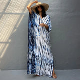 Caftan de Plage Motif Rayé