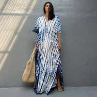 Caftan de Plage Motif Rayé