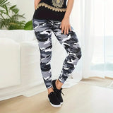 Legging Sport Femme Taille Haute Camouflage Militaire