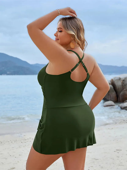 Maillot Tankini Grande Taille Amincissant