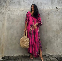 Caftan de Plage Motif Rayé