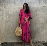 Caftan de Plage Motif Rayé