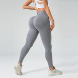 Legging femme Laine Texturé Effet Push Up Taille Haute