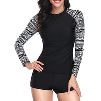 Maillot de Bain Manche Longue 2 Pièces