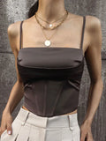 Top Corset à Lacet dans le Dos