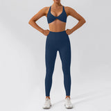 Ensemble Tenue de Sport Femme Crop Top