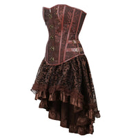 Robe Corset Marron