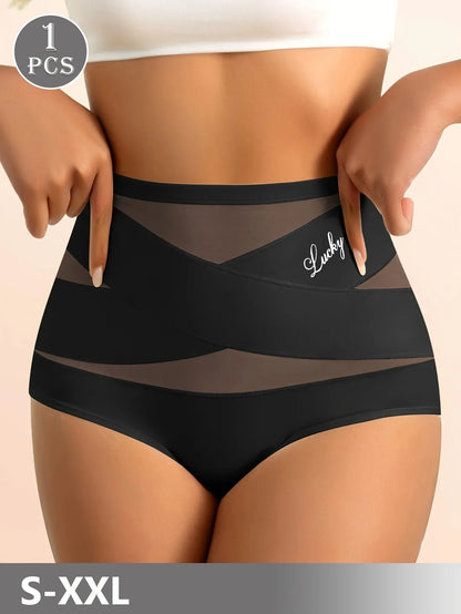 Culotte taille haute compression confortable femme – Noir