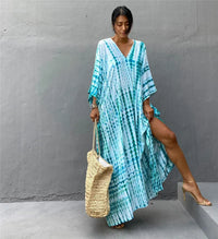 Caftan de Plage Motif Rayé