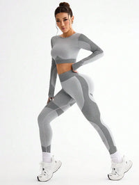 Ensemble Legging Femme Manches Longues Texturé