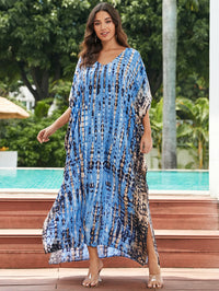Caftan de Plage Motif Rayé