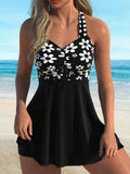 Tankini Short Maillot de Bain Robe