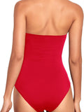 Maillot de Bain Gainant 1 Pièce Sans Bretelles