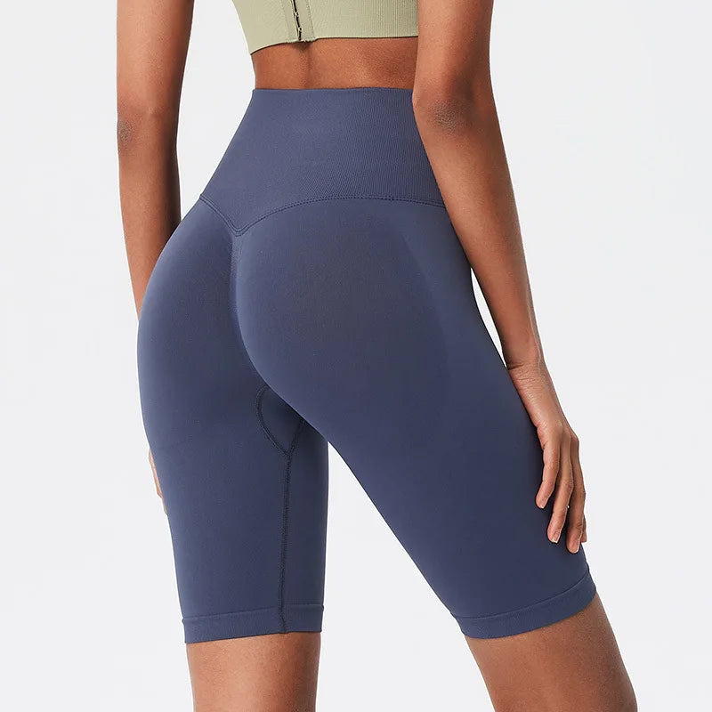 Short Legging de Sport Taille Haute
