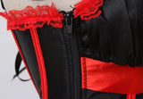 Red wasp-waisted corset 