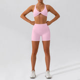 Ensemble Tenue de Sport Femme Crop Top