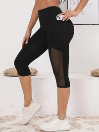 Legging Court Semi Transparent Femme